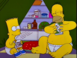 Homer in the Fridge